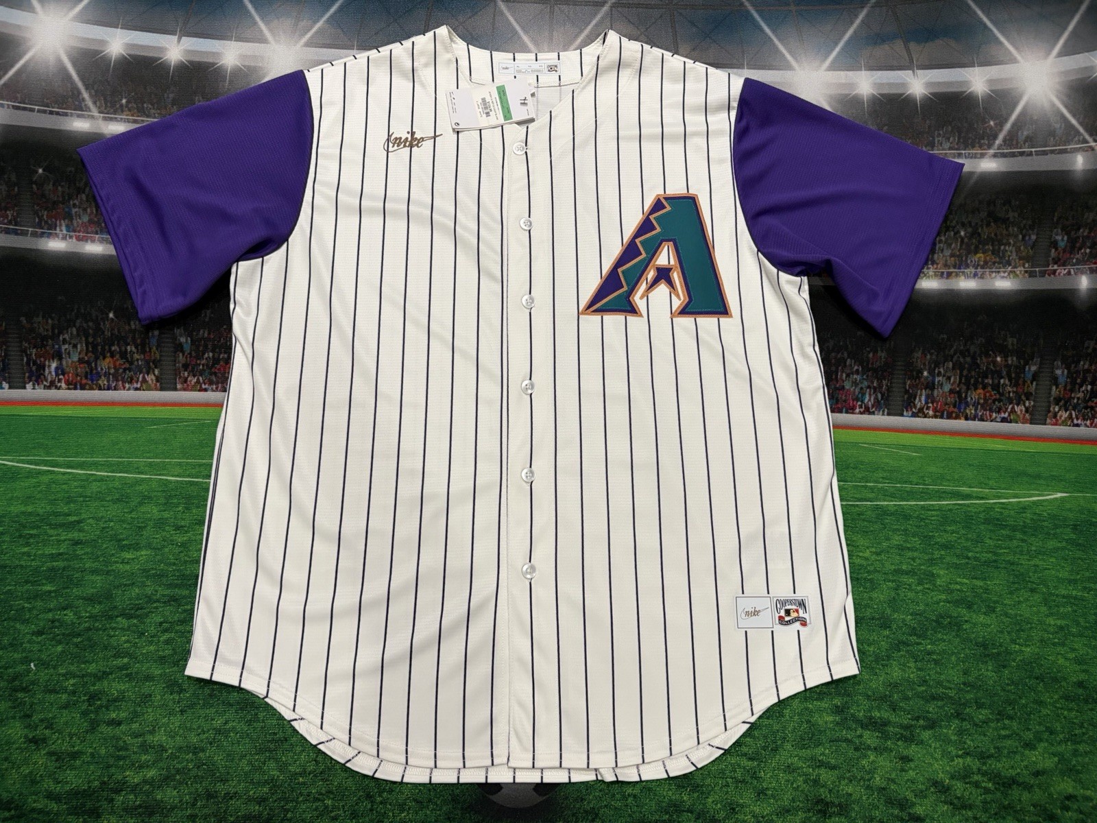 Arizona Diamondbacks Spivey #37 Nike Baseball Jersey Sz XL NWT White