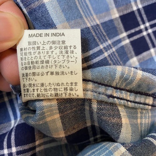 Camisa Pullover Archive 45Rpm North Marine Drive Indigo - Imagen 12 de 12