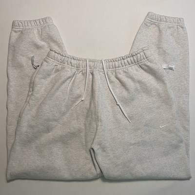 Nike Solo Swoosh Joggers Men S LOOSE BAGGY Straight Leg Heavyweight Sweatpants
