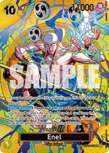 Enel EB02-052 SR ANIME 25TH COLLECTION One Piece Card/ JpA2 | eBay
