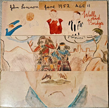 John Lennon "WALLS AND BRIDGES" 1974 LP, PLAY TESTED, Apple Records, SW-3416