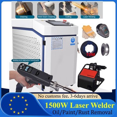 Raycus 1500W Laserschweißgerät 4in1 Laserschweiß-/Schneid-/Reinigungsgerät CE EU