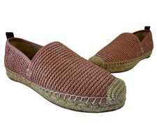 Sam Edelman Khloe Rose Rope Raffia Slip On Espadrille Flats Size: 6.5 NEW 