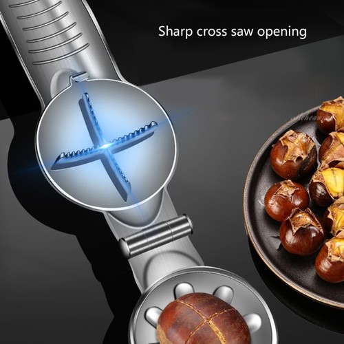 Professional Chestnut Cracking Clip 304Stainless Steel Nut Opener for Baking - Picture 4 of 8