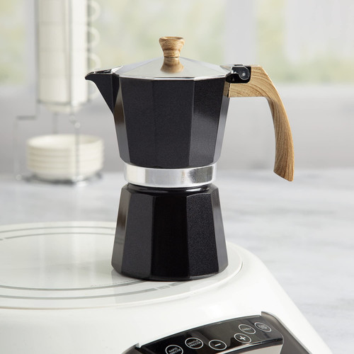 Aluminum Stove Top Espresso Maker, Percolator Pot for Moka, Cuban Coffee, Cap... - Picture 9 of 10