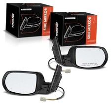 Pair 2 Power Door Mirror - Compatible with Honda Driver and Passenger Side