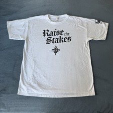 Las Vegas Aces Raise The Stakes Short Sleeve White Logo T-Shirt XL