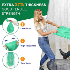 Refill Compatible with Litter Champ Refill Bags Pail 6 Pack per 42.6 Foot Length