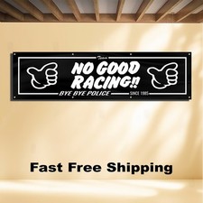 NO GOOD RACING 2X8 BANNER FLAG