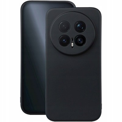 FÜR HONOR MAGIC 8 PRO - TINT Back Case Schutzhülle Cover Etui Tasche SCHWARZ
