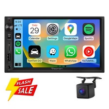 ISO 2DIN 7 Zoll Autoradio Android Auto kabellos CarPlay Car Entertainment System