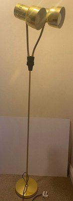 Mid Century Stil Dänische verstellbare Doppel Stehlampe mit Doppellampen