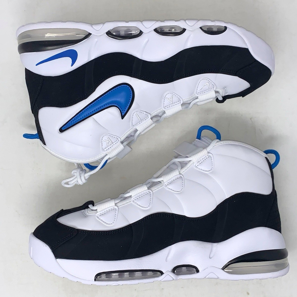 Nike Air Max Uptempo '95 Orlando Magic White Black Sneakers, Size