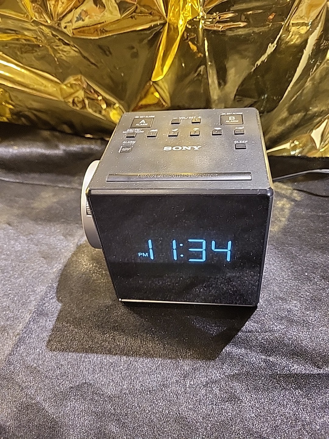 Radio With Time Projector Nature Sounds Usb Tested