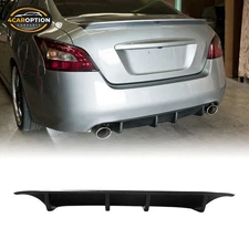 Fits 09-15 Nissan Maxima 7th Gen ST Style Rear Bumper Lip Valance Diffuser PU