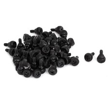 PC Computer Case Thumbscrews M3.5 Thumb Screws Black 50 Pcs G8B81736