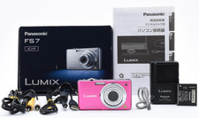  NEAR MINT Panasonic LUMIX DMC-FS7 pink Digital Camera 10.1MP used From Japan