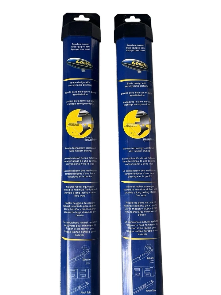 Juego de 2 escobillas limpiaparabrisas GOODYEAR Hybrid Technology 22" 770-22 560 mm nuevas Foto 3 de 4