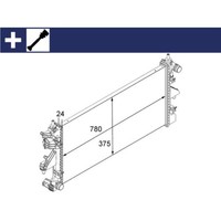 KüHler MotorküHlung Mahle CR 881 000S FüR Fiat Peugeot CitroëN Ducato Boxer