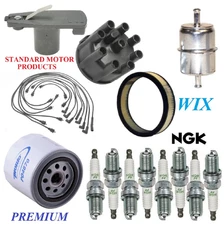 Tune Up Kit Filters Cap Wire Spark Plugs For DODGE MONACO V8 6.6L 1973-1976