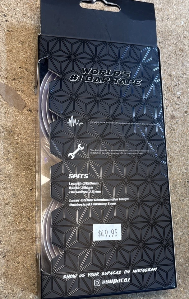 SUPACAZ Prizmatik 2.5 mm Bicycle Handlebar Tape - Purple Haze - Image 3 of 3