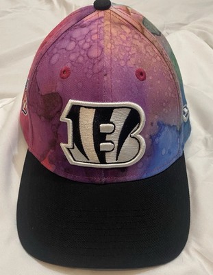 Cincinnati Bengals New Era Crucial Catch 2022 Tie Die Fitted Hat Cat Size  S/M