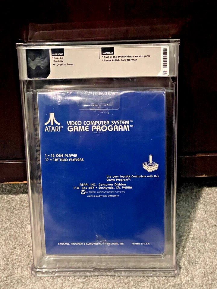 WATA 9.0 B+ Sealed Space Invaders (Atari 2600, 1980) (Early Prod) - Image 2 of 2