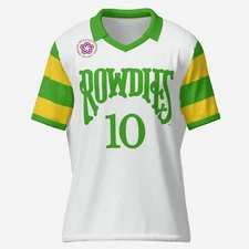Tampa Bay Rowdies - 1976 home soccer jersey Replica Retro shirt, NASL LEAGUE