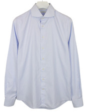 SUITSUPPLY Try On Extra Slim Fit Formal Shirt Pinstriped Men's 40L / 15 3/4L