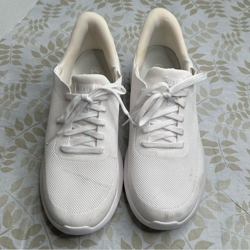 KIZIK ATHENS (UNISEX) - WHITE Size M 12 W 13.5 Slip on Hands free running shoes - Picture 3 of 8