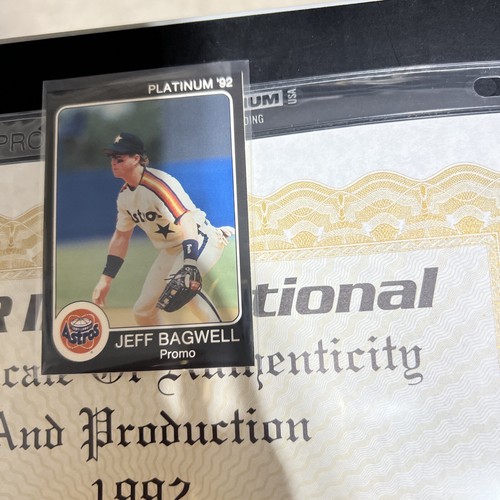 🔥1992 STAR CO. PLATINUM JEFF BAGWELL SET ONLY 200 SETS W/Promo/Cert💥EBAY POP 1 - Picture 4 of 24
