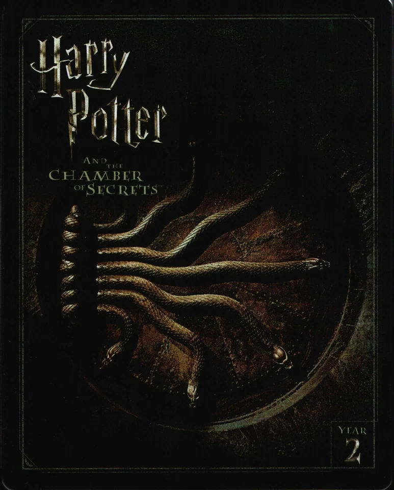 Used Harry Potter and the Chamber of Secrets 4K SteelBook Blu-ray 2002 NO DENTS - Image 3 of 4