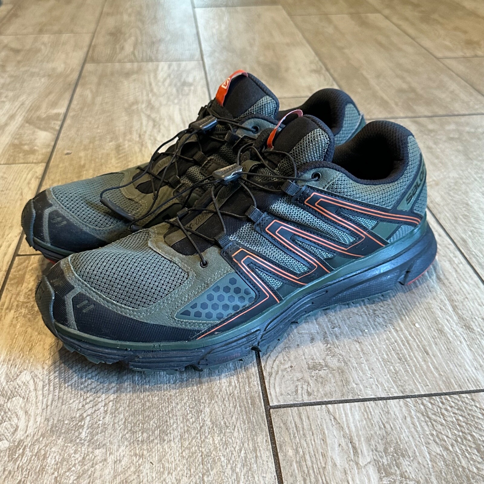 Salomon X-Mission 3 Green Trail Running Shoes - Size 14 Hiking & Outdoor