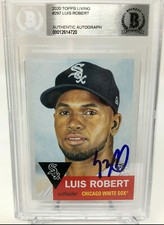2020 Topps #297 Luis Robert Authentic Autograph BGS Anthentic Auto