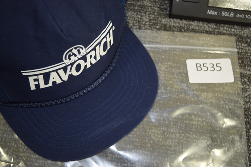 Flav-O-Rich Milk Dairy Farm Cap Spell Out Logo Snapback Trucker Mütze Vintage Navy - Bild 9 von 9