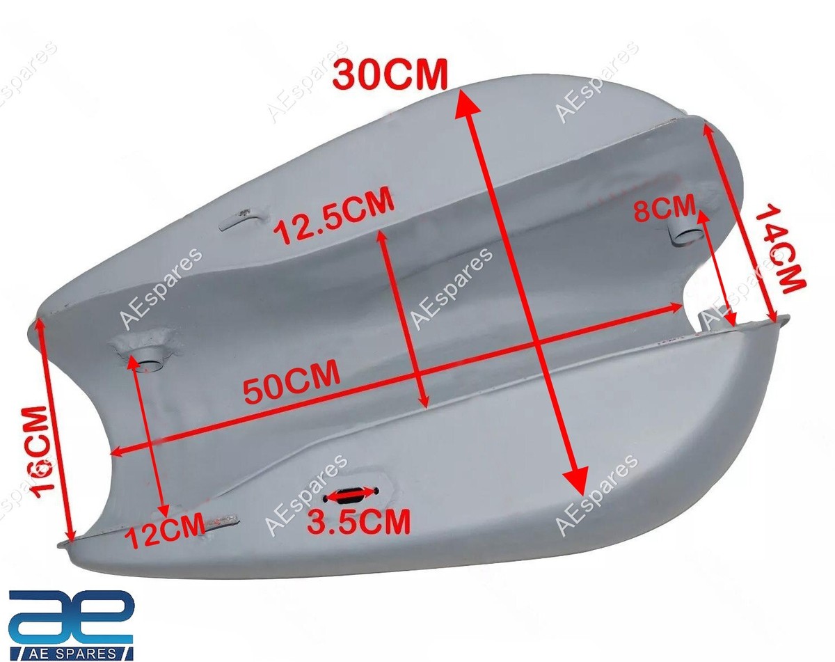 For Yamaha RD 350 RD350 Petrol Fuel Gas Tank Primer Coated Cafe