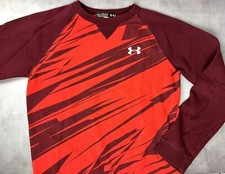 Under Armour Youth XL Loose Burgundy/Red Sweatshirt 0167