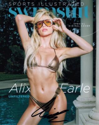 Alix Earle Signed Autograph 8x10 PhotoSports Illustrated