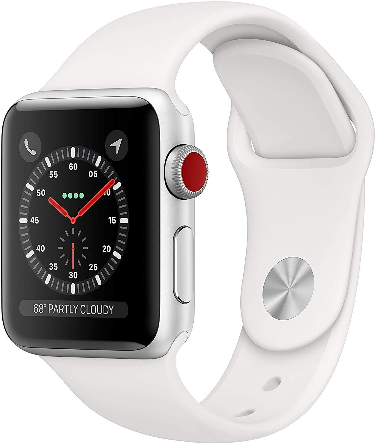 espía Arrugas Apellido Apple Watch Nike+ Series 3 (GPS + Cellular) 38mm Silver Aluminum Case White  Band 400060906517 | eBay