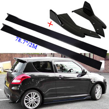 Per Suzuki Swift Sport + minigonne laterali + diffusore labbro paraurti spoiler posteriore