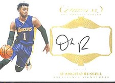 2016-17 Panini Flawless Excellence Signatures Autograph #EX-DRU D'Angelo Russell