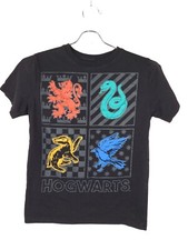 Harry Potter T-Shirt Boys Medium (8-10) Short Sleeve Graphic Crew Neck Black