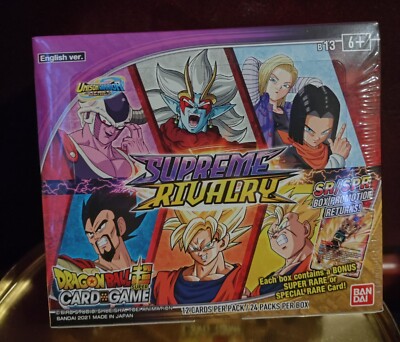 Dragon Ball Super Supreme Rivalry Booster Box  1st Edition - Sealed