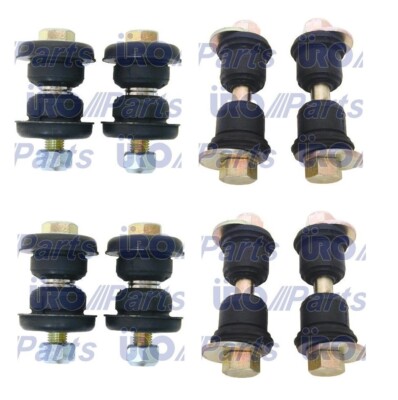 For MB R107 W114 Pair Set of 2 Front Lower & Upper Inner Control Arm Bushing URO