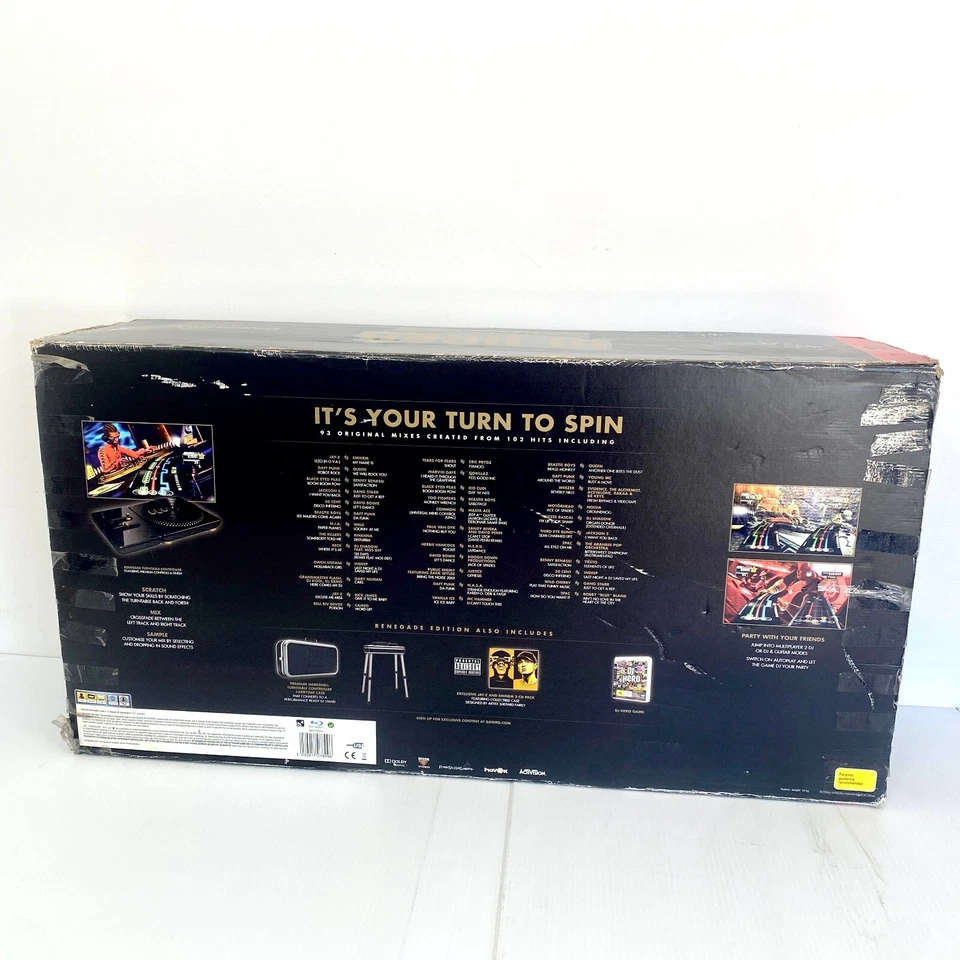 DJ Hero Renegade Edition feat. Jay-Z & Eminem con paquete de tocadiscos para PS3 Foto 4 de 4