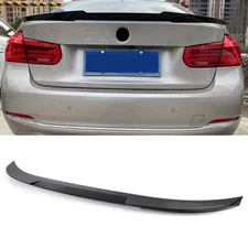Rear Trunk Lip Spoiler Wing Gloss Black Fit BMW 3 Series F30 F80 V Style 2012-18