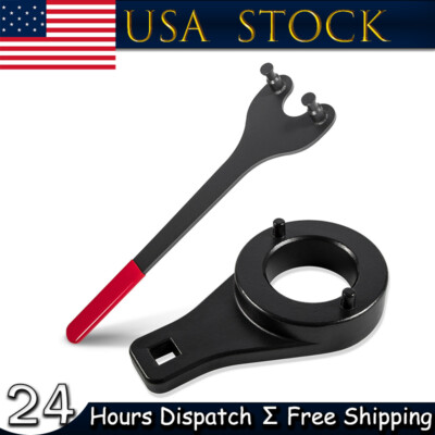 Cam Pulley Holder & Crankshaft Crank Harmonic Damper Pulley Tool for Toyota 3.4
