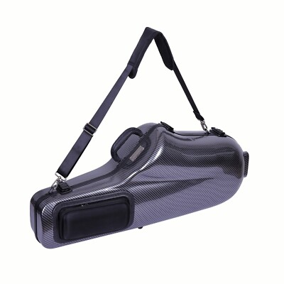 Crossrock Tenor Saxophone Case PC Wave Hard Shell & Shoulder Strap