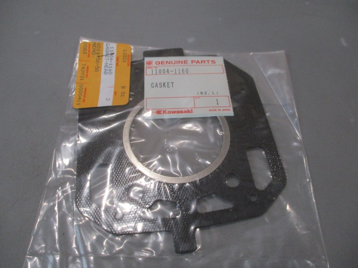 1セット NOS Kawasaki OEM Head Gasket 1987 KX125 11004-1160 | eBay
