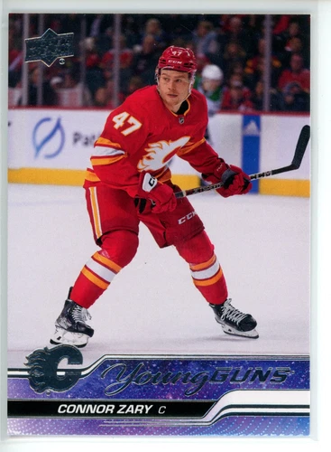 2023-24 Upper Deck Series 2 Young Guns #496 Connor Zary RC Rookie - Calgary B